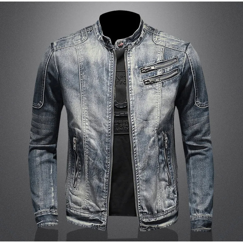 Slim-Fit Denimjack voor Heren met Tijdloze Stijl – Markus