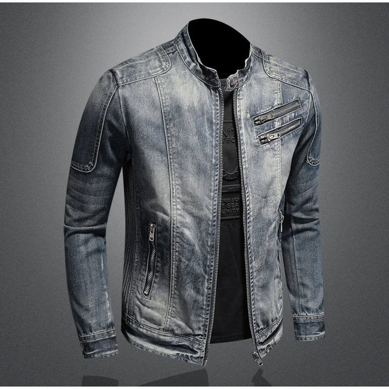 Slim-Fit Denimjack voor Heren met Tijdloze Stijl – Markus
