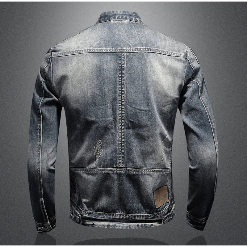 Slim-Fit Denimjack voor Heren met Tijdloze Stijl – Markus