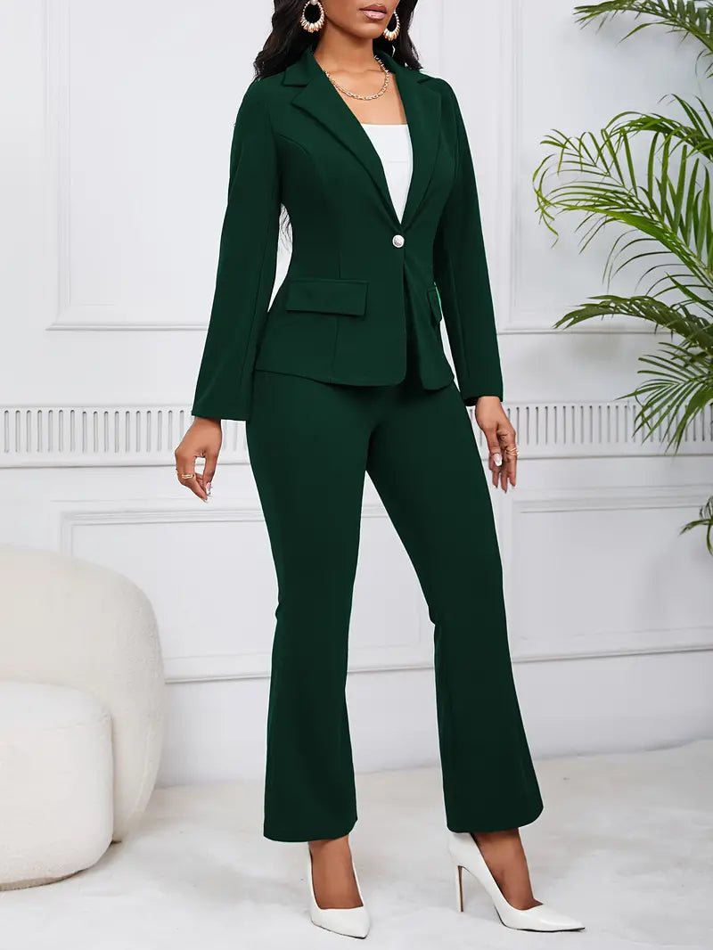 Damespak met blazer en bootcut broek – Sophie