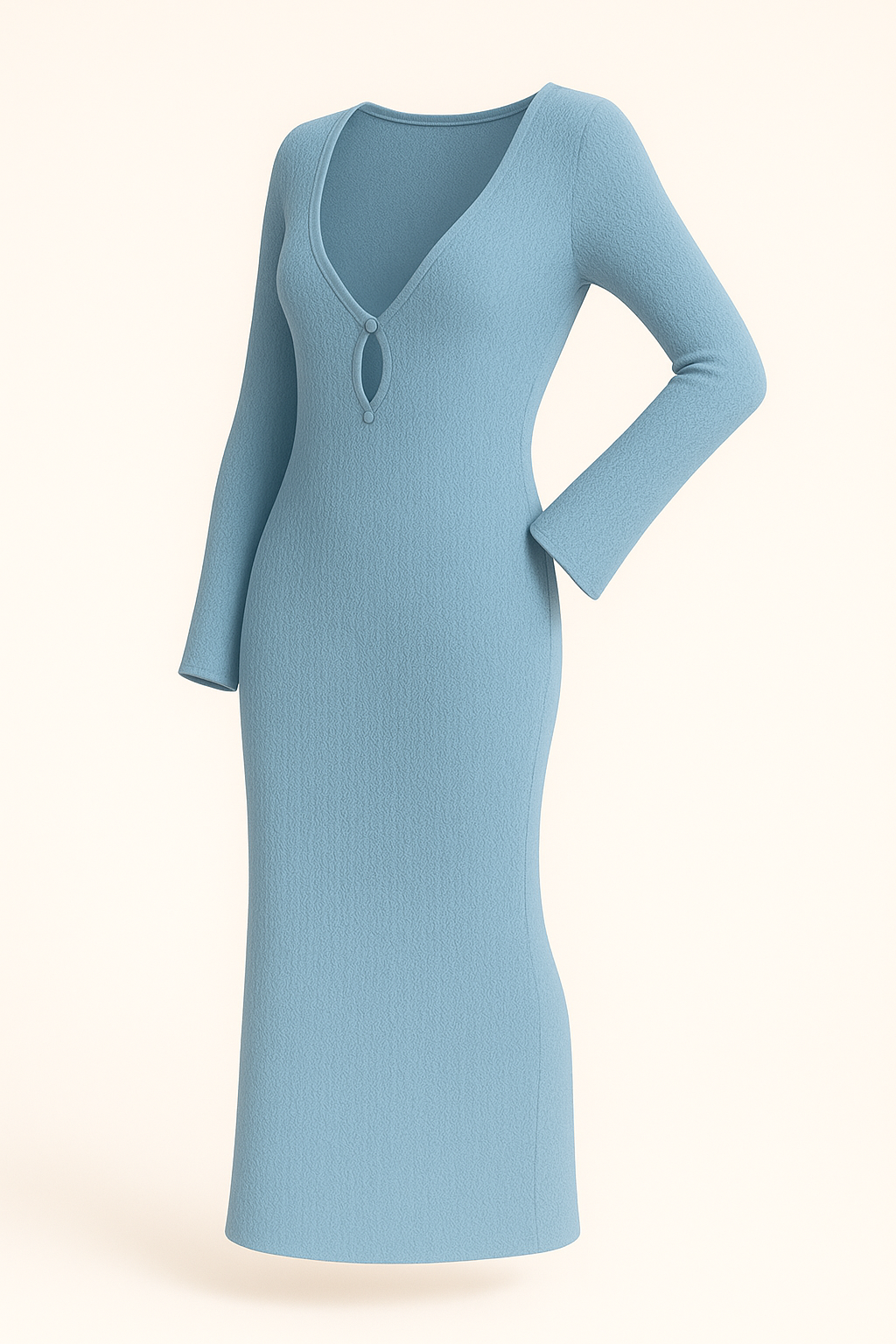 Maxi dames cover-up jurk met open rug en stijl – Veonelle