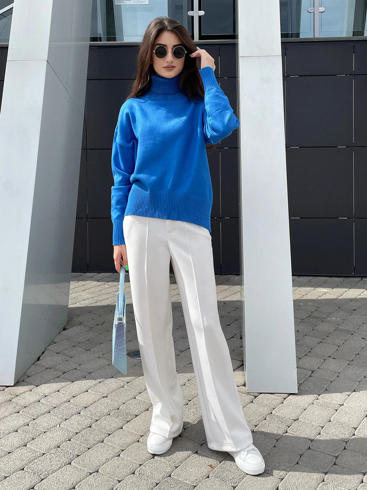 Warme wol coltrui met elegante pasvorm – Mila