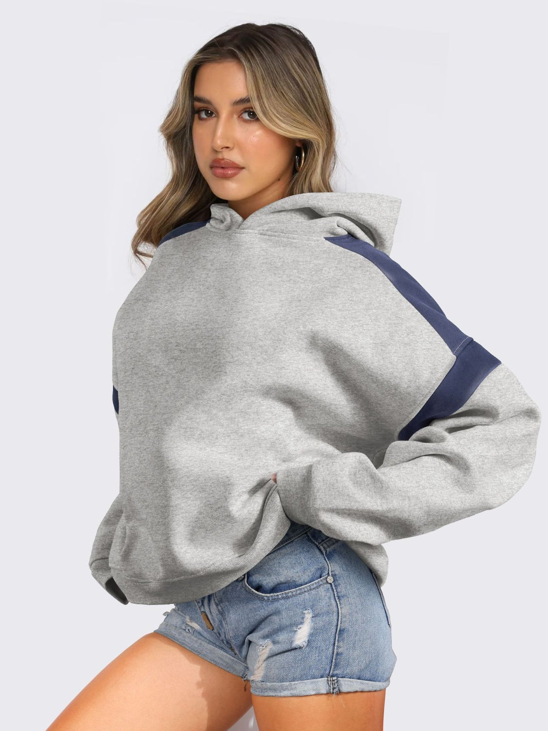 Casual hoodie met zachte stof voor dagelijks comfort – Luna