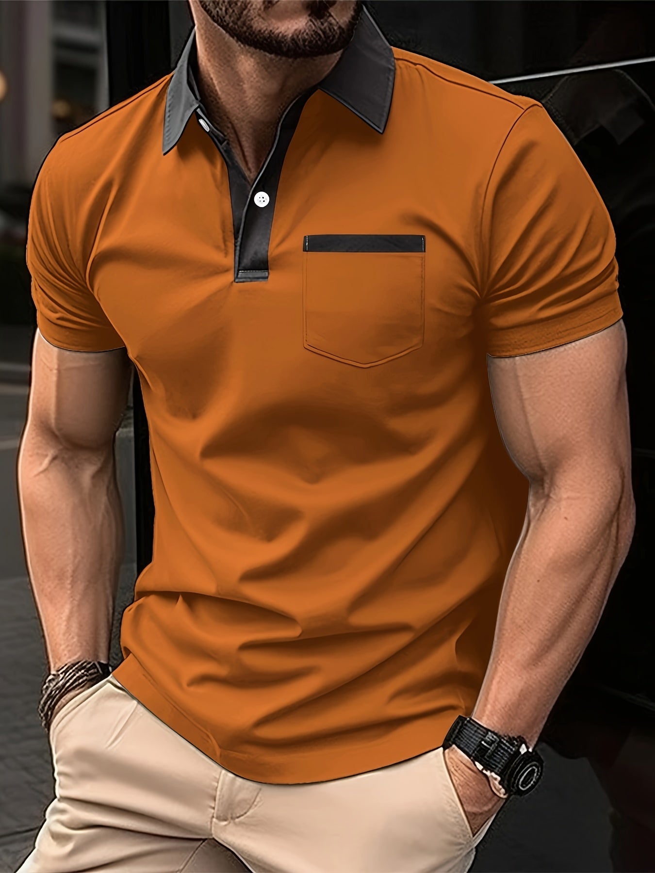 Stijlvol Katoenen Polo Shirt voor Golf – Thomas