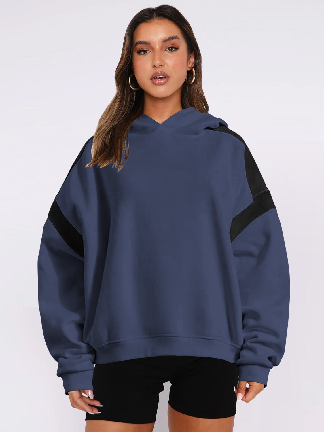 Casual hoodie met zachte stof voor dagelijks comfort – Luna