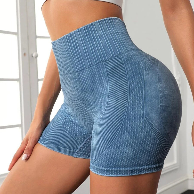 High Waist Sportshort voor Dames met Butt Lift Effect – Tarysa