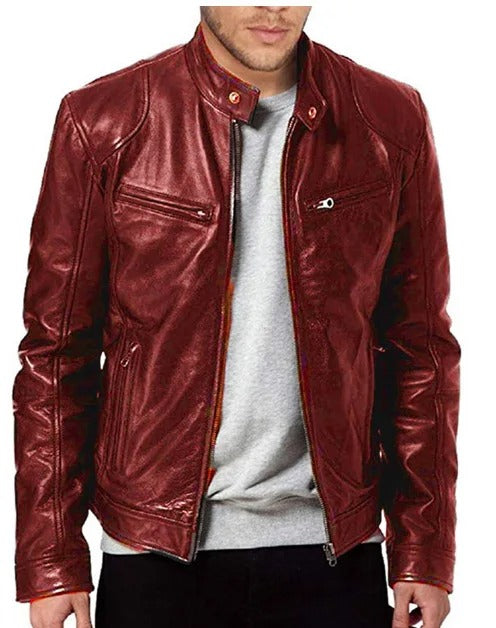 Leren Herenjas voor Winter – Thomas