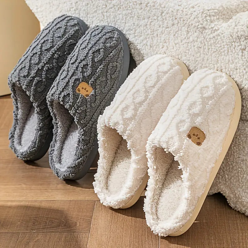 Zachte pluche damespantoffels voor ultiem comfort – Zara