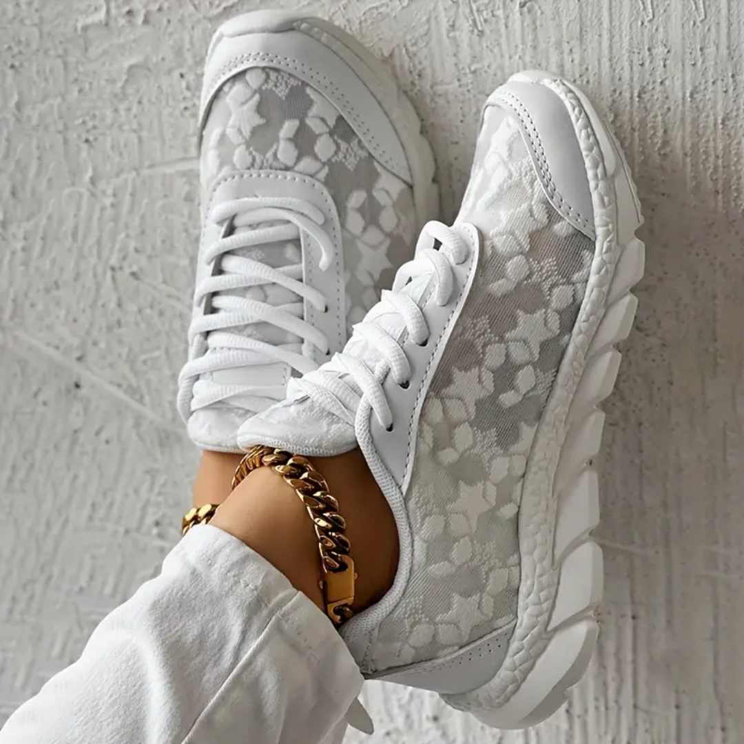 Trendy en comfortabele sneakers met design – Sophie