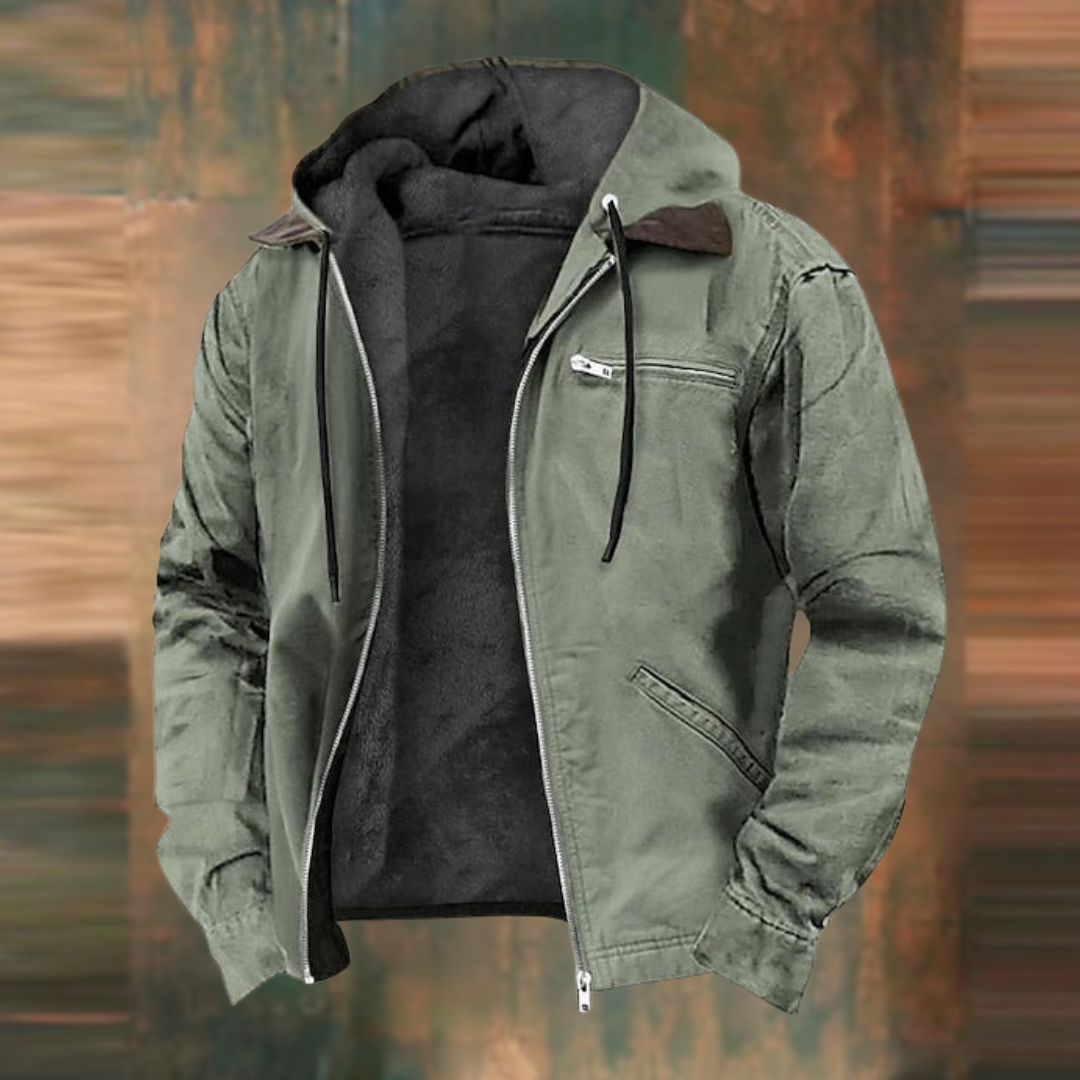 Moderne herenjas met elegante pasvorm en warmte – Silvano