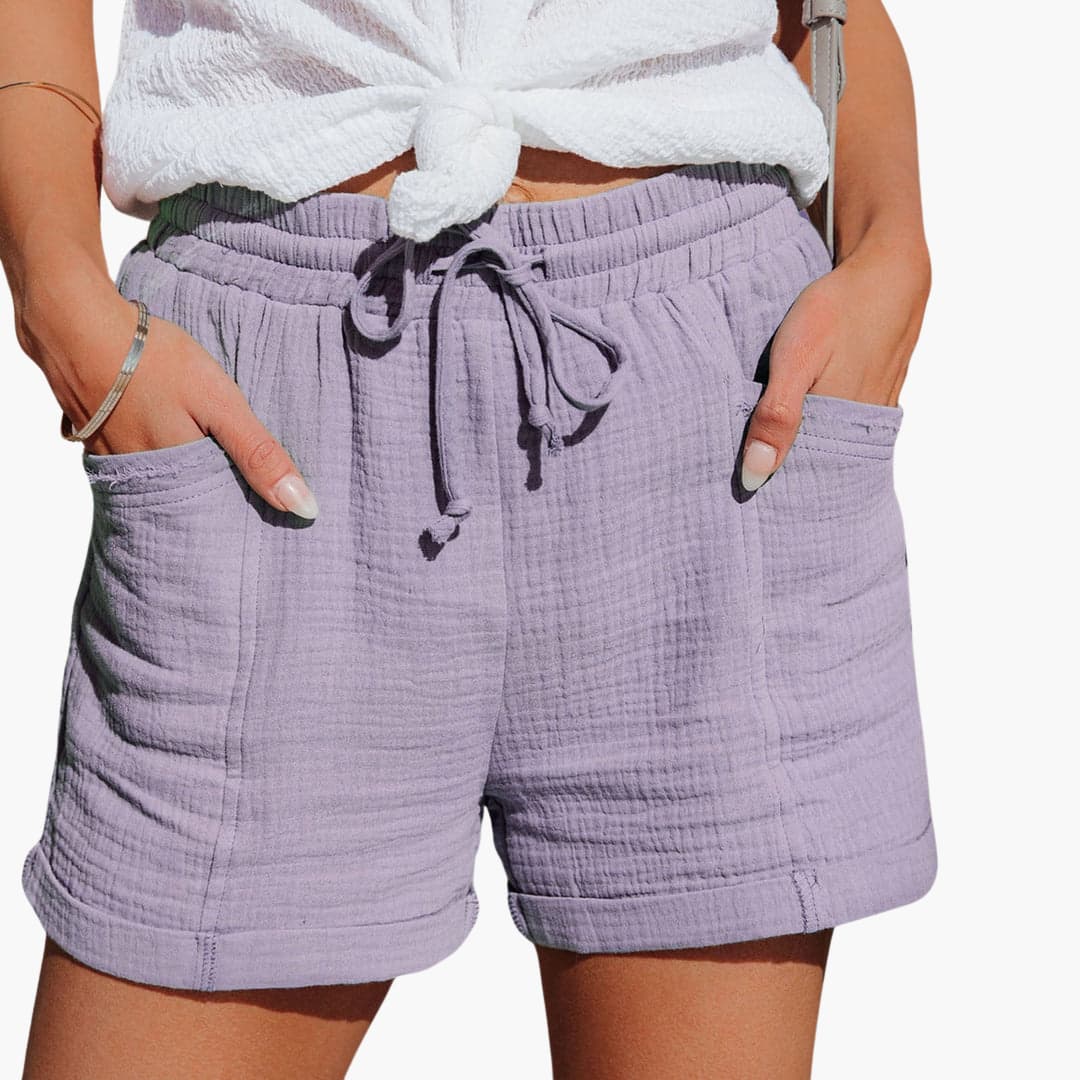 Luchtige dames zomer shorts met losse pasvorm – Emma