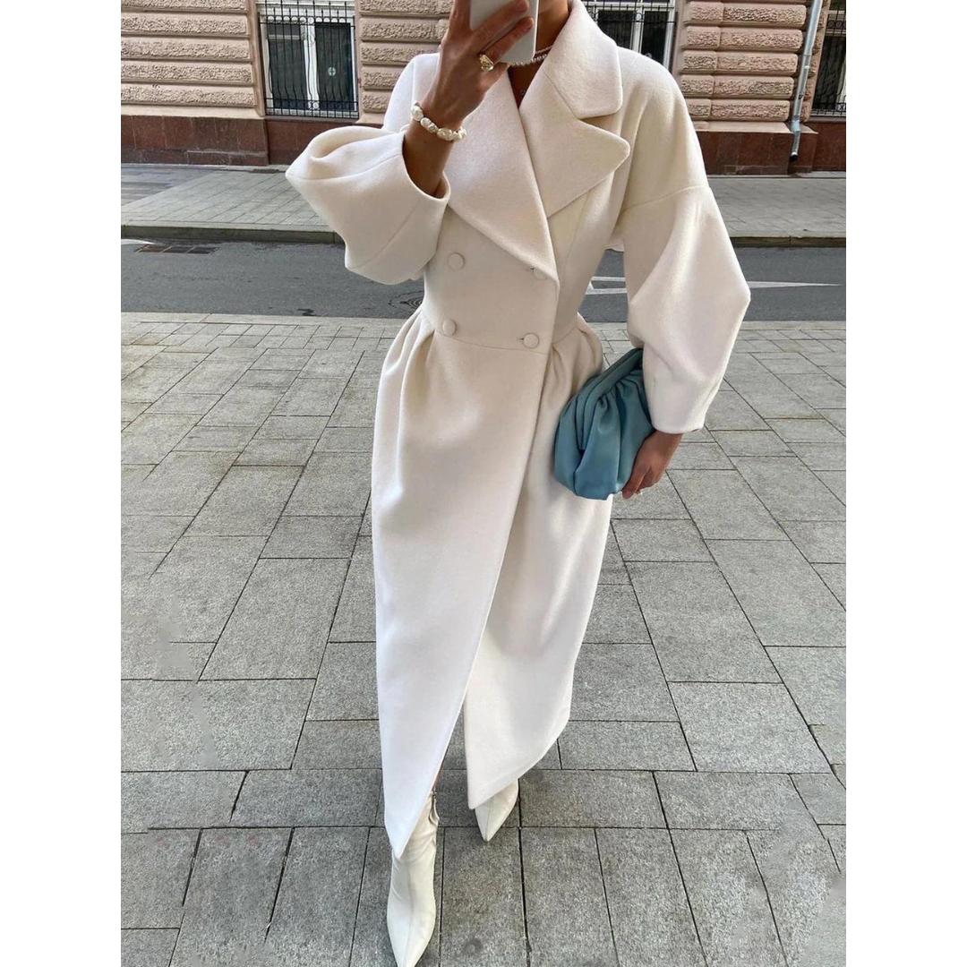 Elegante winterjas dames met opstaande kraag – Isabella