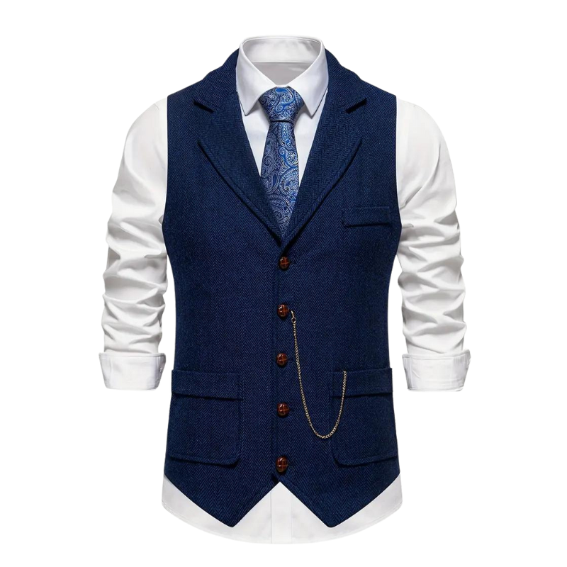 Elegant lapel vest voor heren – Callan