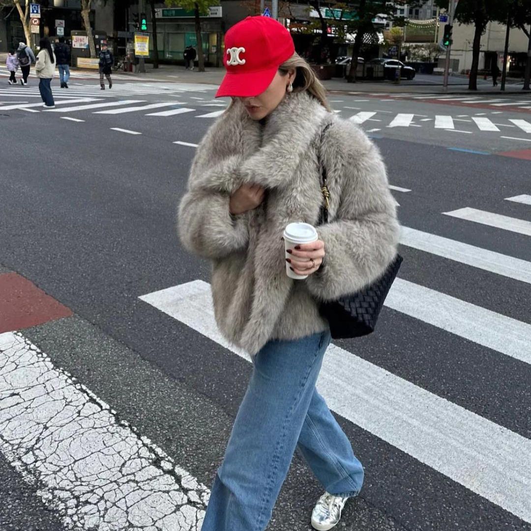 Luxe winter bontjas voor dames – Sophie