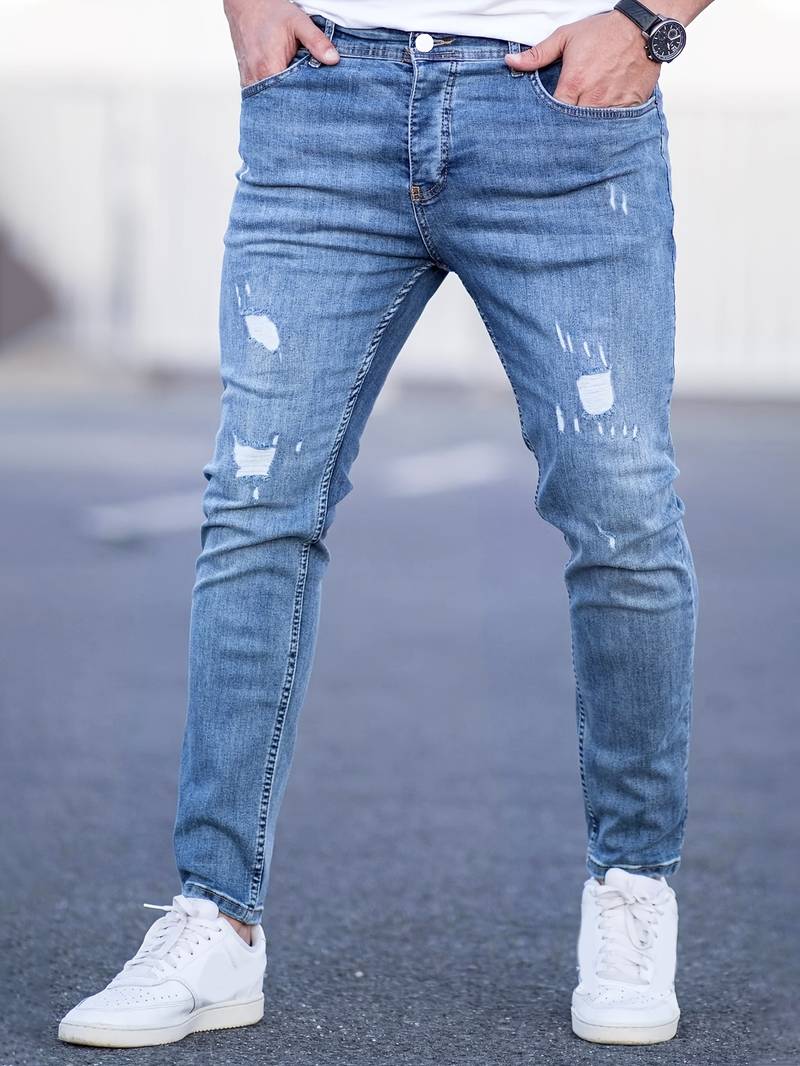 Slim Fit Jeans Heren – Stijlvolle en Comfortabele Look – Theo