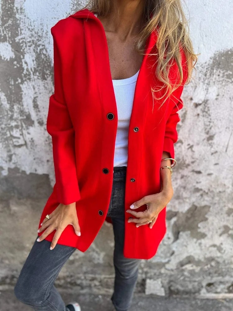 Comfortabele Lange Mouwen Cardigan Voor Vrouwen - Julia