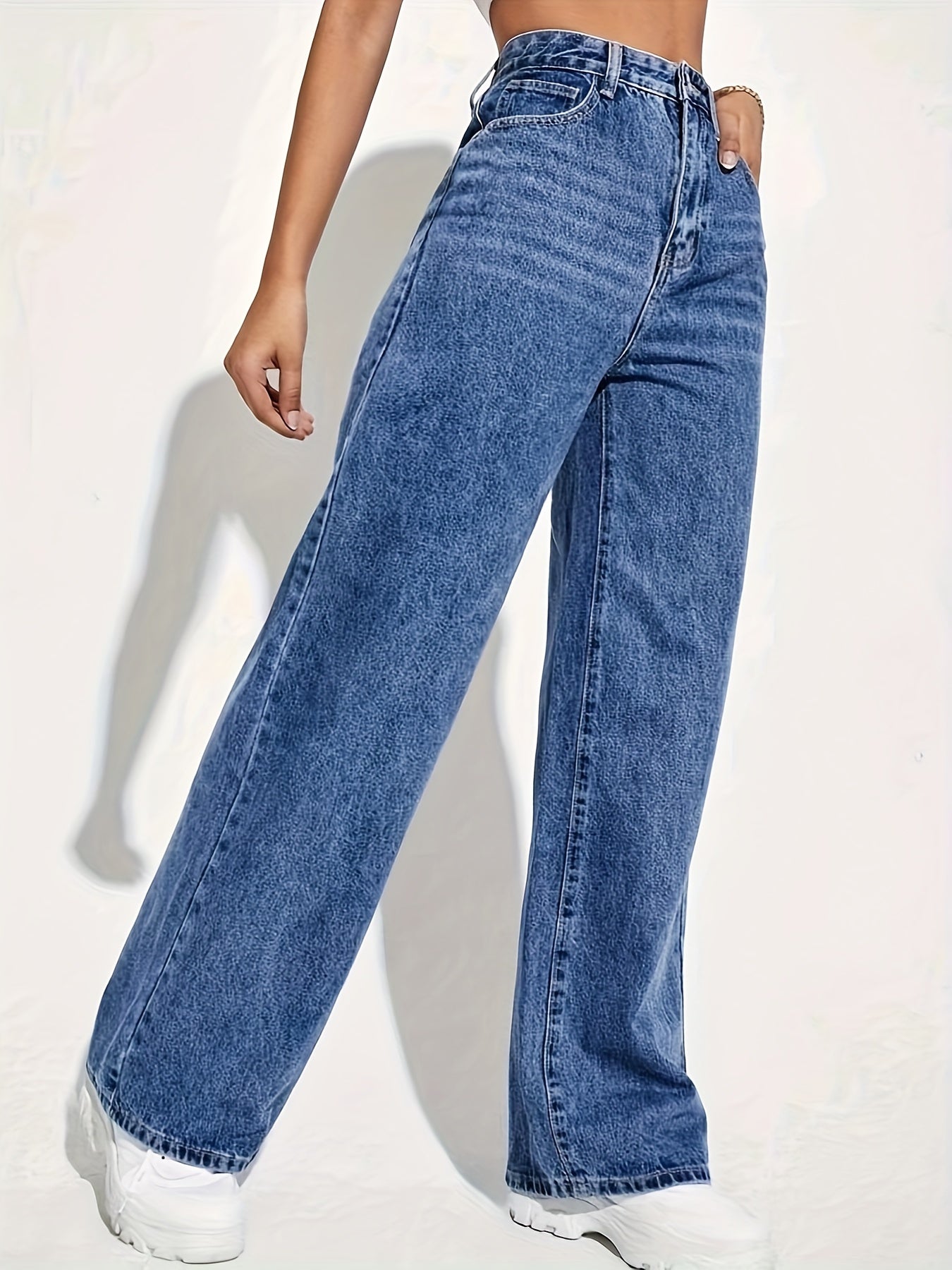 Slim fit damesbroek met rechte pijp – Elise