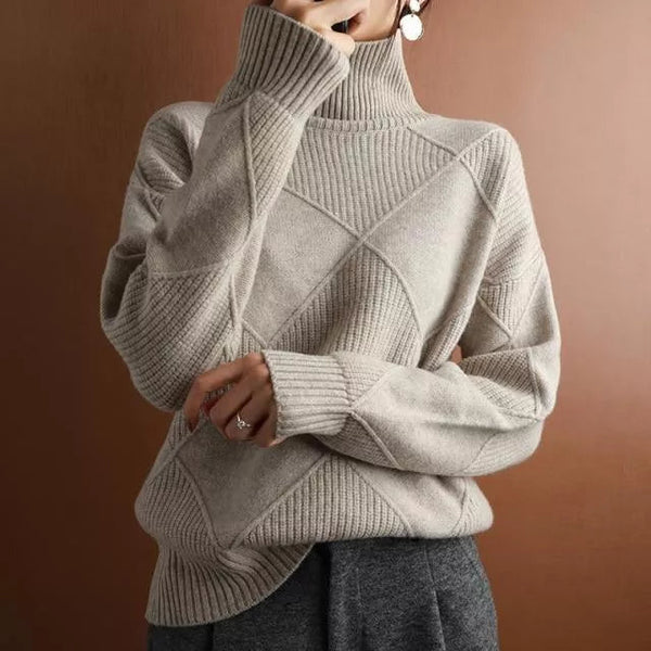 Elegante en warme coltrui voor dames – Olivia