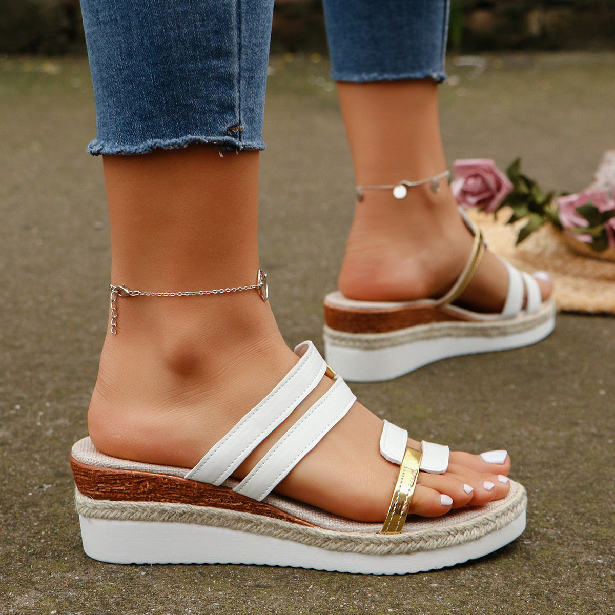 Comfortabele Wedgesandalen Voor Zomeruitjes - Femke