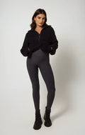 Thermo Legging voor Dames met Hoge Taille en Fleecevoering – Alvara