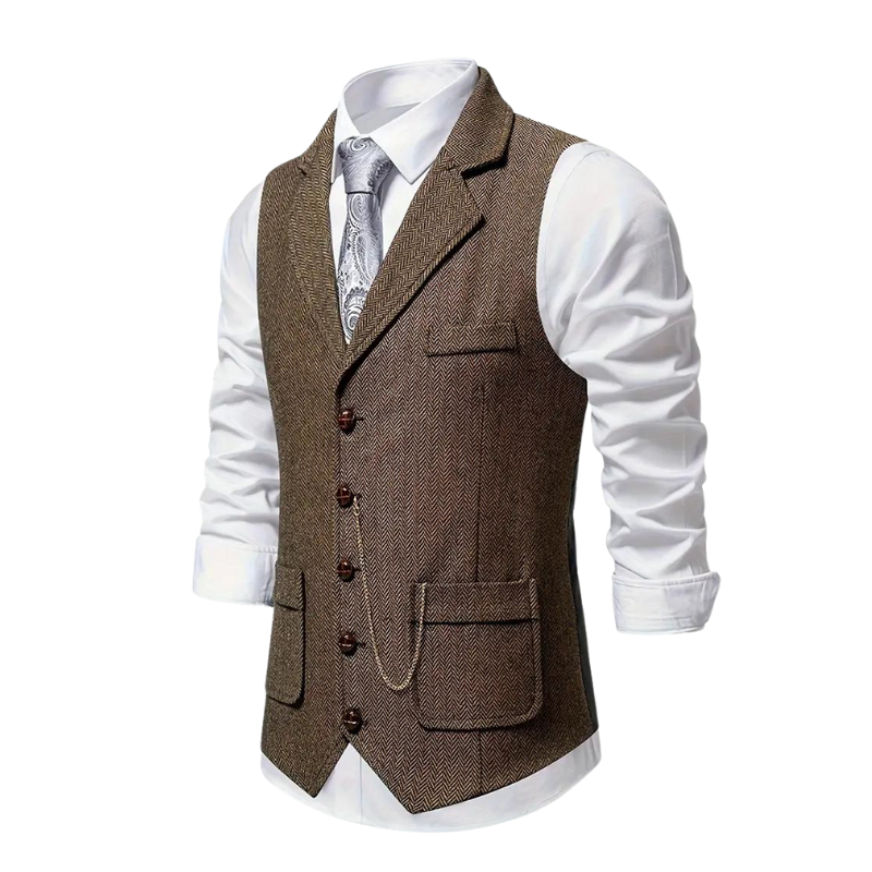 Elegant lapel vest voor heren – Callan
