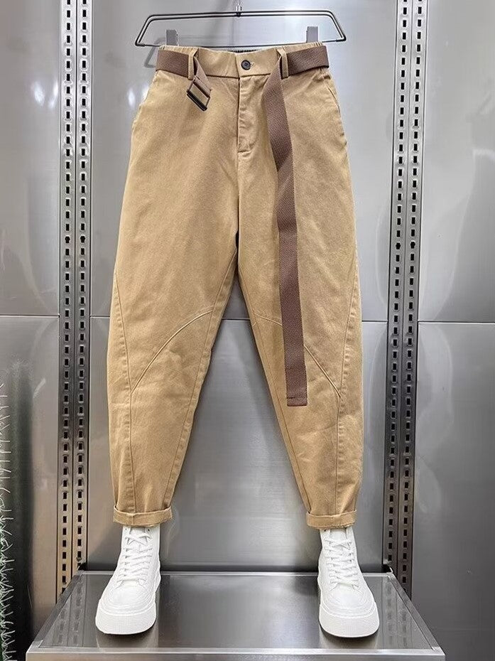 Herenbroek Katoen Verstelbaar Comfort Cropped – Elvoro