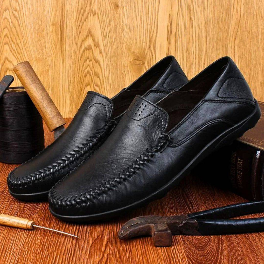 Heren Echte Leren Lichte Loafers - Benjamin