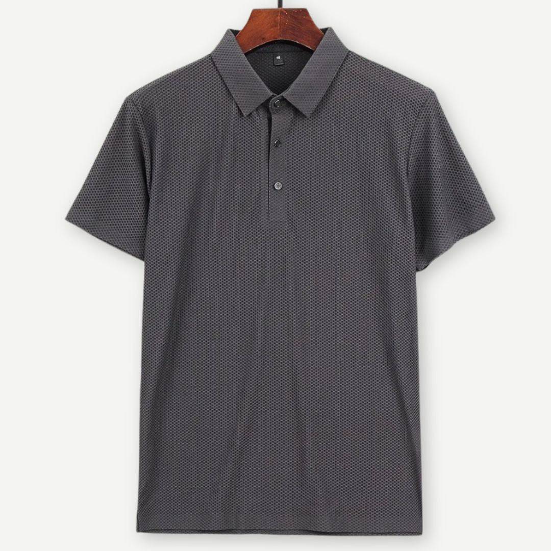 Air Flow Gebreide Polo Shirt voor Heren – Matteo
