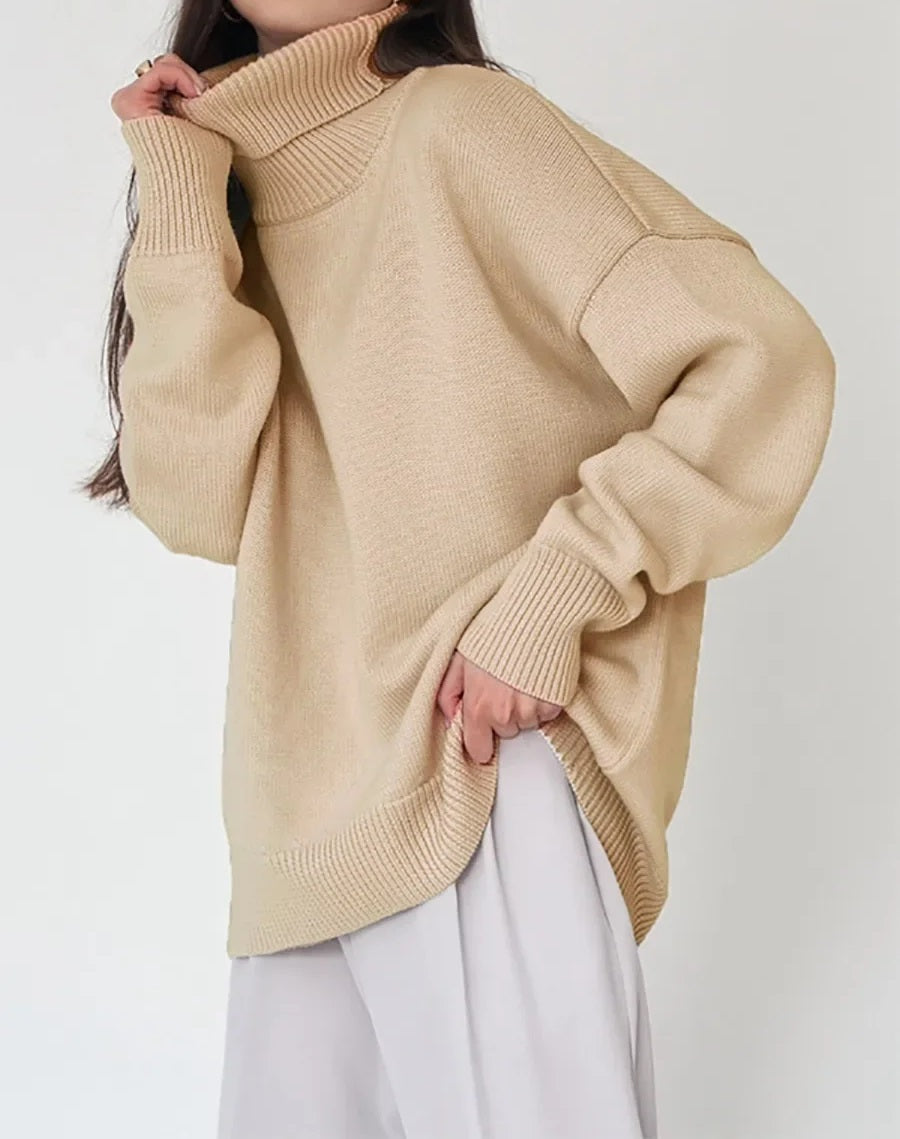 Warme wol coltrui met elegante pasvorm – Mila