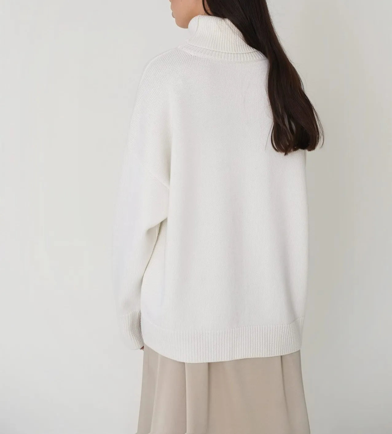 Warme wol coltrui met elegante pasvorm – Mila