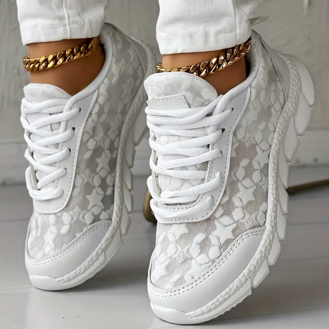 Trendy en comfortabele sneakers met design – Sophie