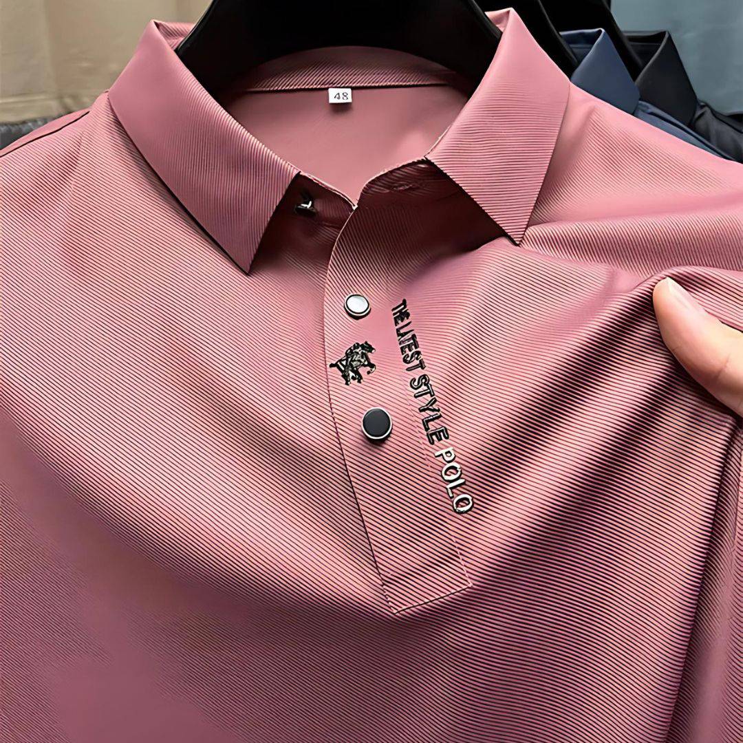 Kreukvrije Muscle Fit Polo voor Heren – Lucas