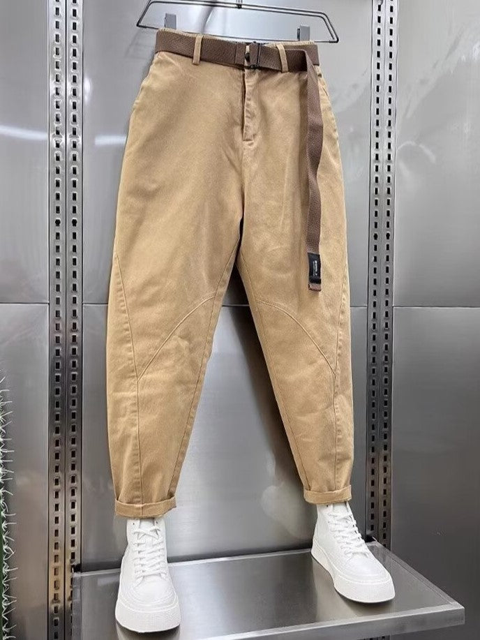 Herenbroek Katoen Verstelbaar Comfort Cropped – Elvoro