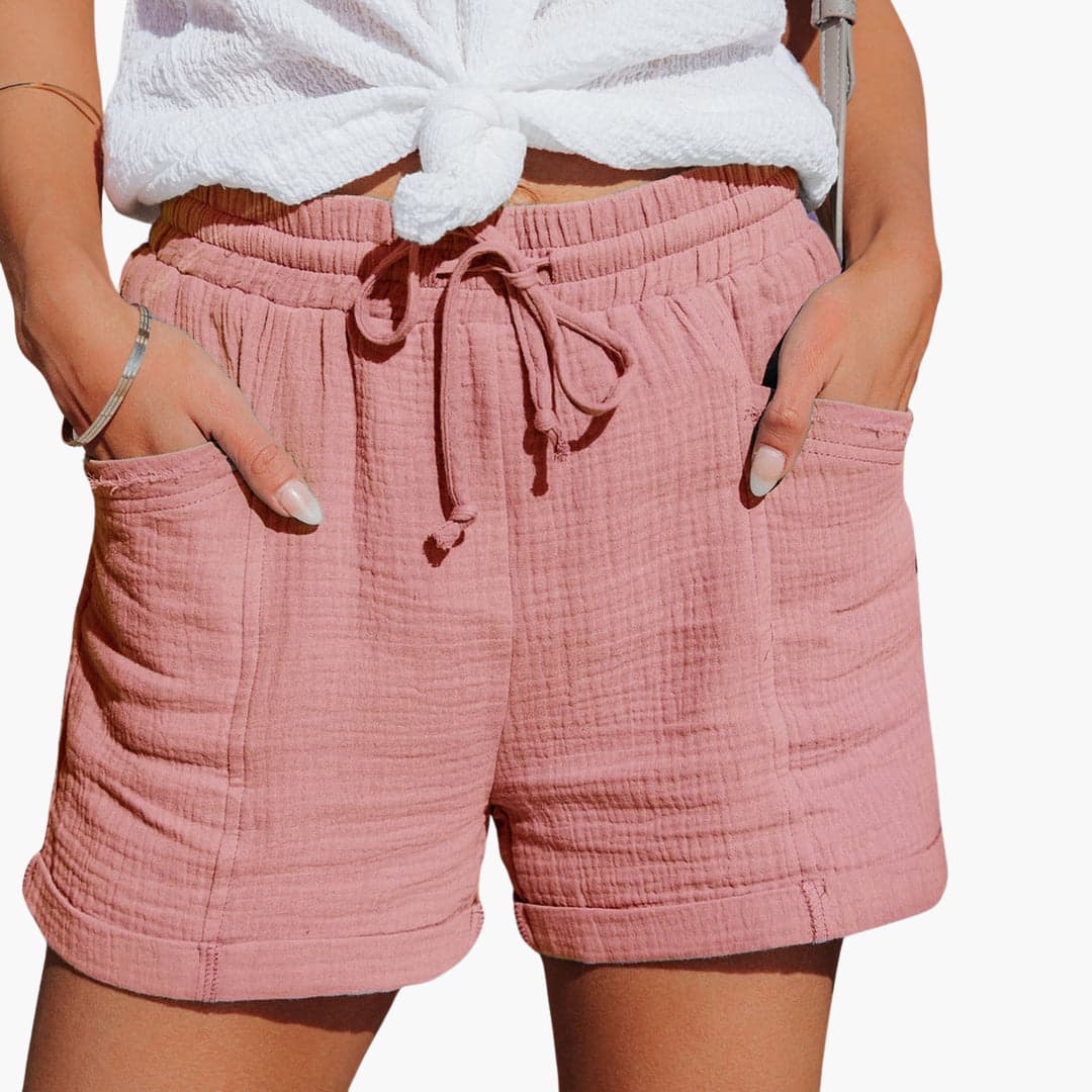Luchtige dames zomer shorts met losse pasvorm – Emma