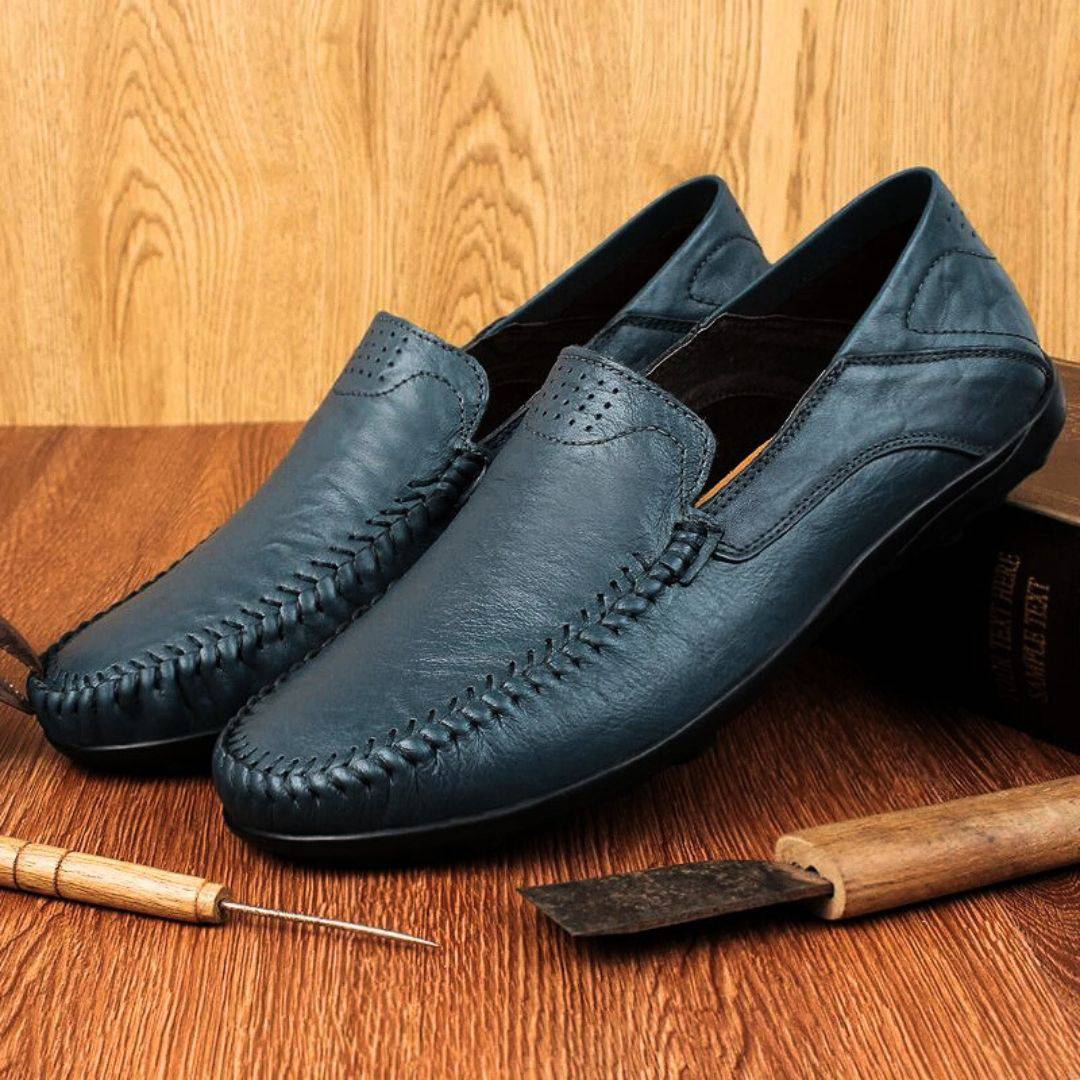 Heren Echte Leren Lichte Loafers - Benjamin