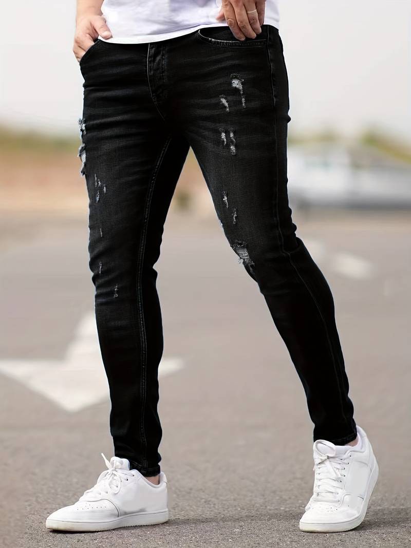 Slim Fit Jeans Heren – Stijlvolle en Comfortabele Look – Theo
