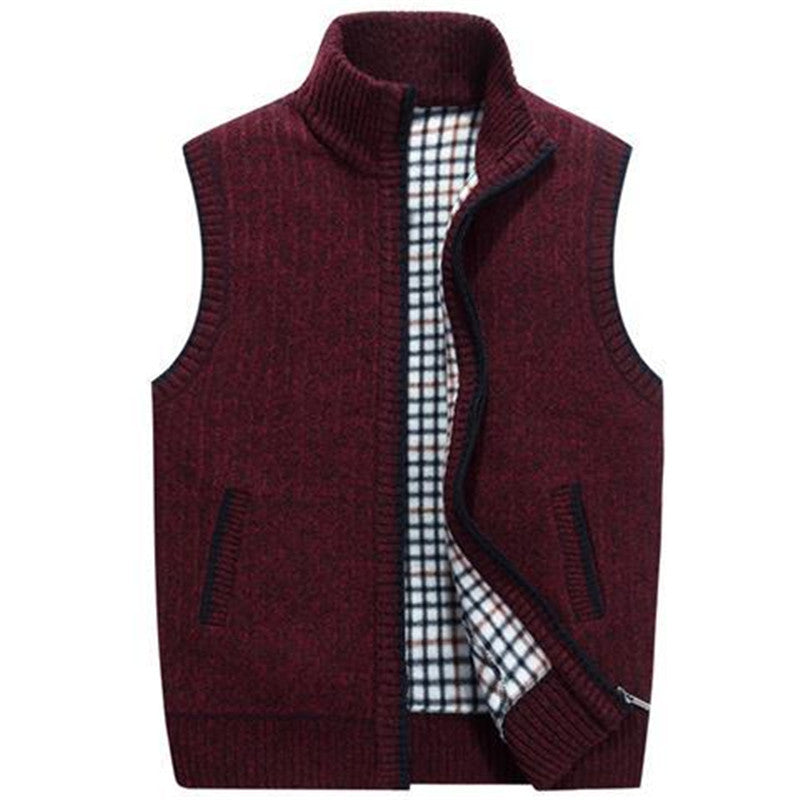 Mouwloos heren sweater vest voor winter – Thomas