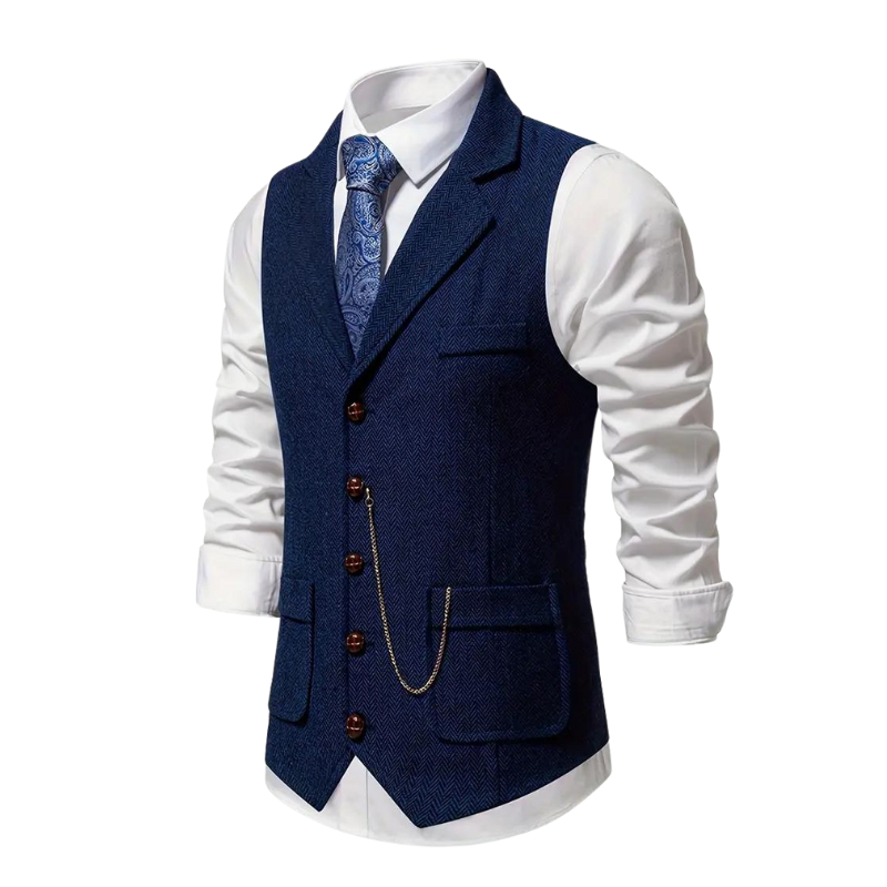 Elegant lapel vest voor heren – Callan