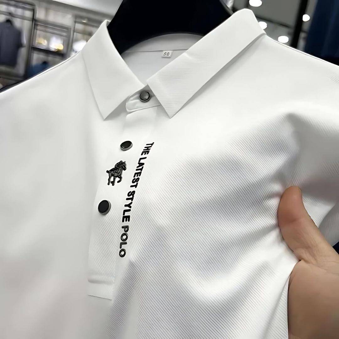 Kreukvrije Muscle Fit Polo voor Heren – Lucas