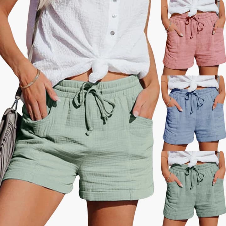 Luchtige dames zomer shorts met losse pasvorm – Emma