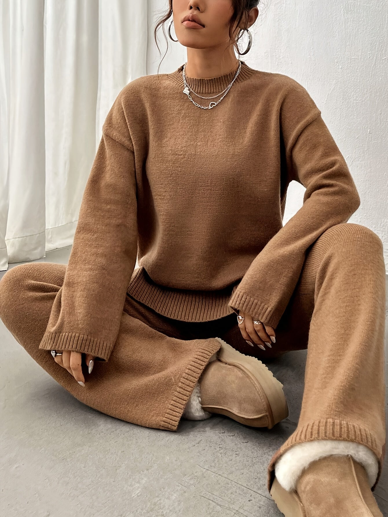 Gebreide ribbelset voor stijl en comfort – Veliro