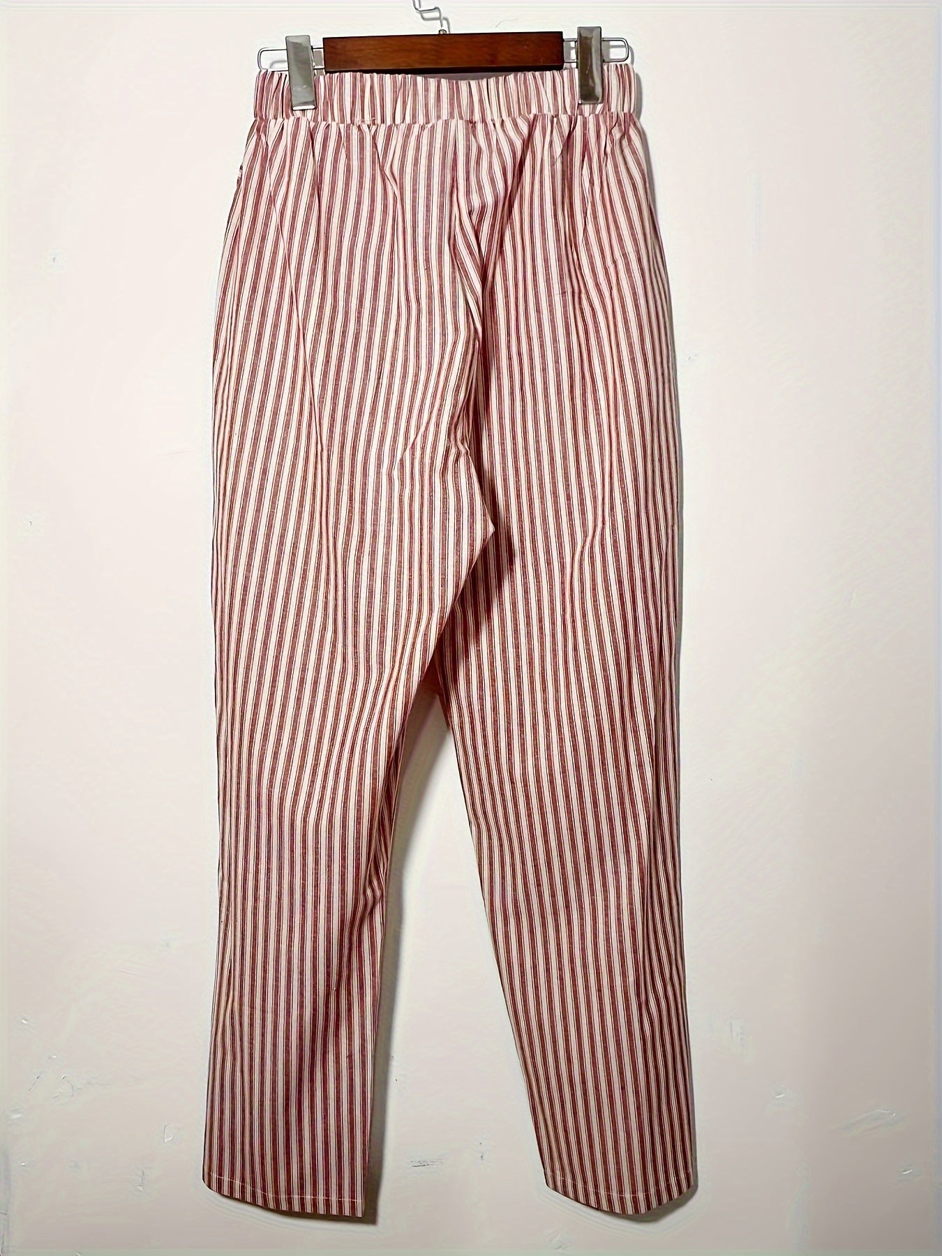 Gestreepte dames zomerbroek etnisch luchtig design – Norah