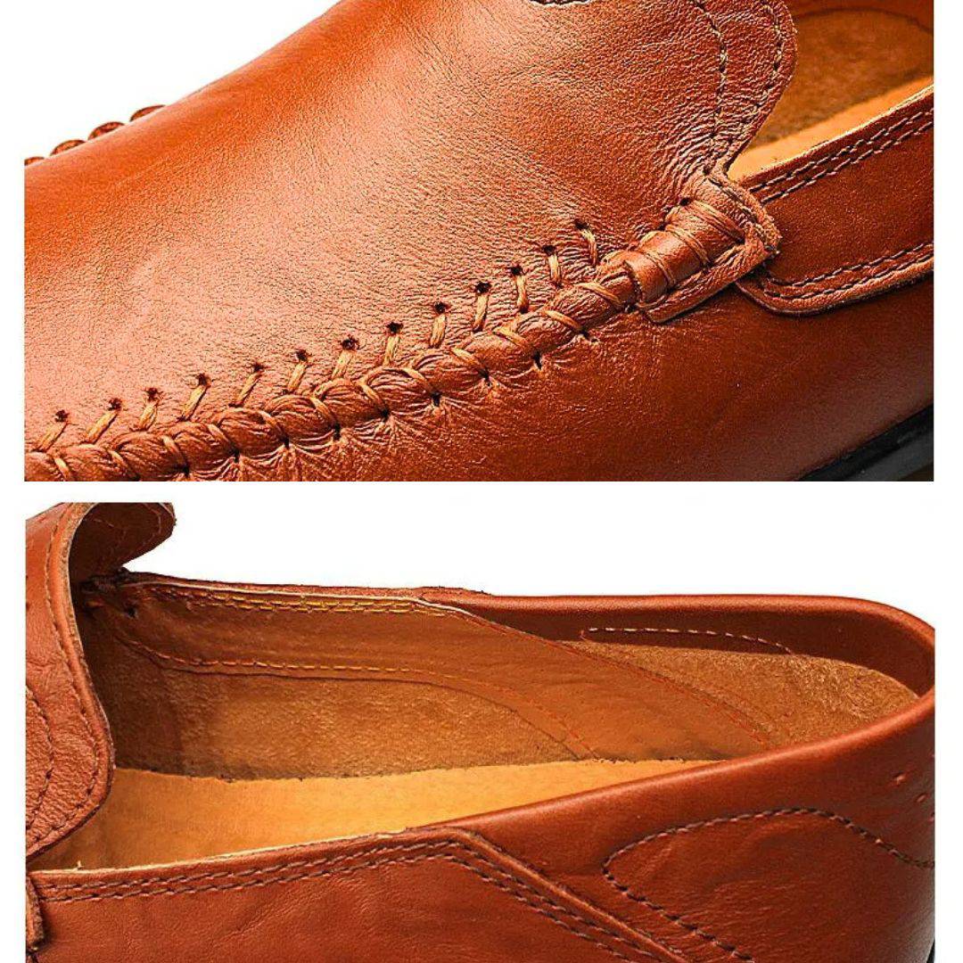 Heren Echte Leren Lichte Loafers - Benjamin