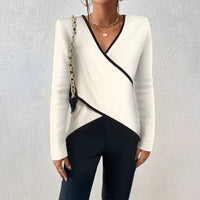 Langsleeve wrap top voor dames – Julia