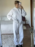 Knusse fleece hoodie en joggers set voor dames – Luna