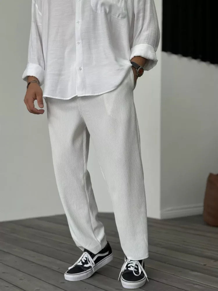 Heren broek lichtgewicht ademend elegant comfort – Solvaro