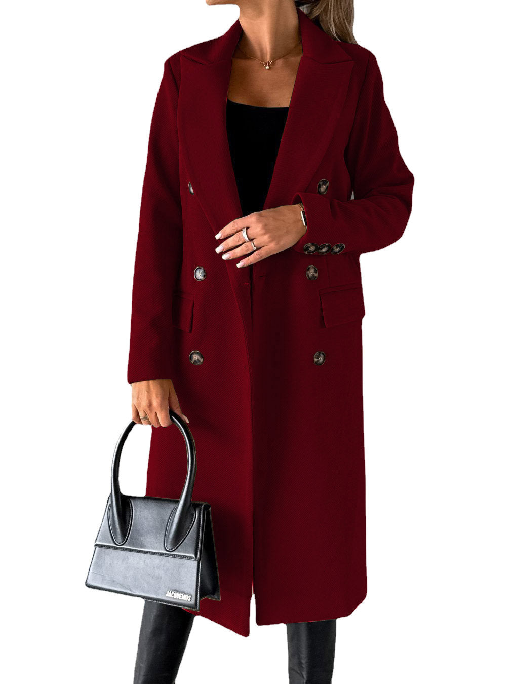 Elegante Lange Winterjas Voor Stijlvolle Looks – Mila