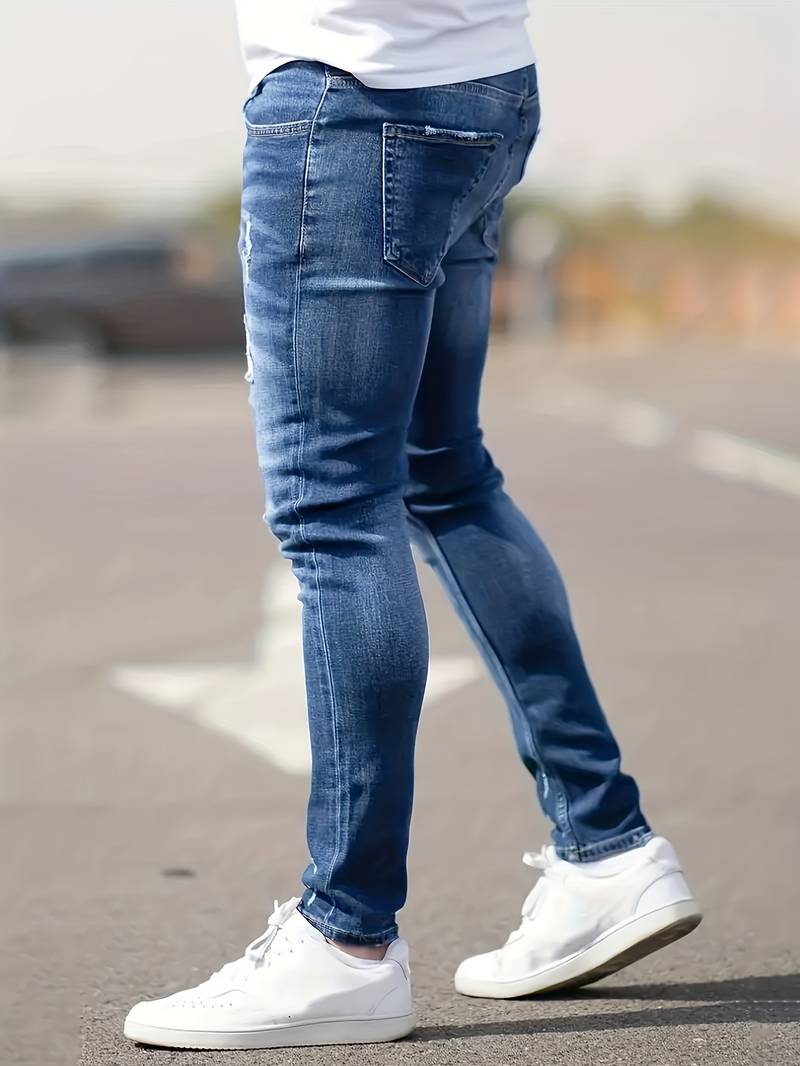 Slim Fit Jeans Heren – Stijlvolle en Comfortabele Look – Theo