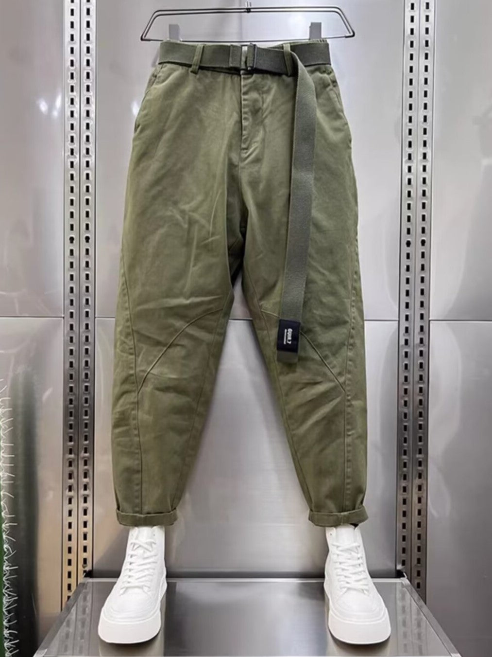 Herenbroek Katoen Verstelbaar Comfort Cropped – Elvoro