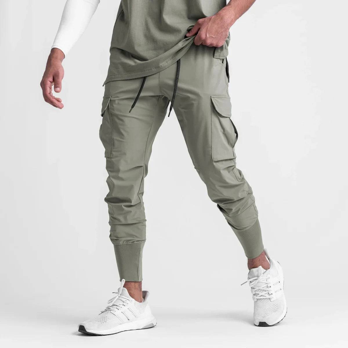 Stedelijke Cargo Joggers met Trekkoord voor Heren – Milan